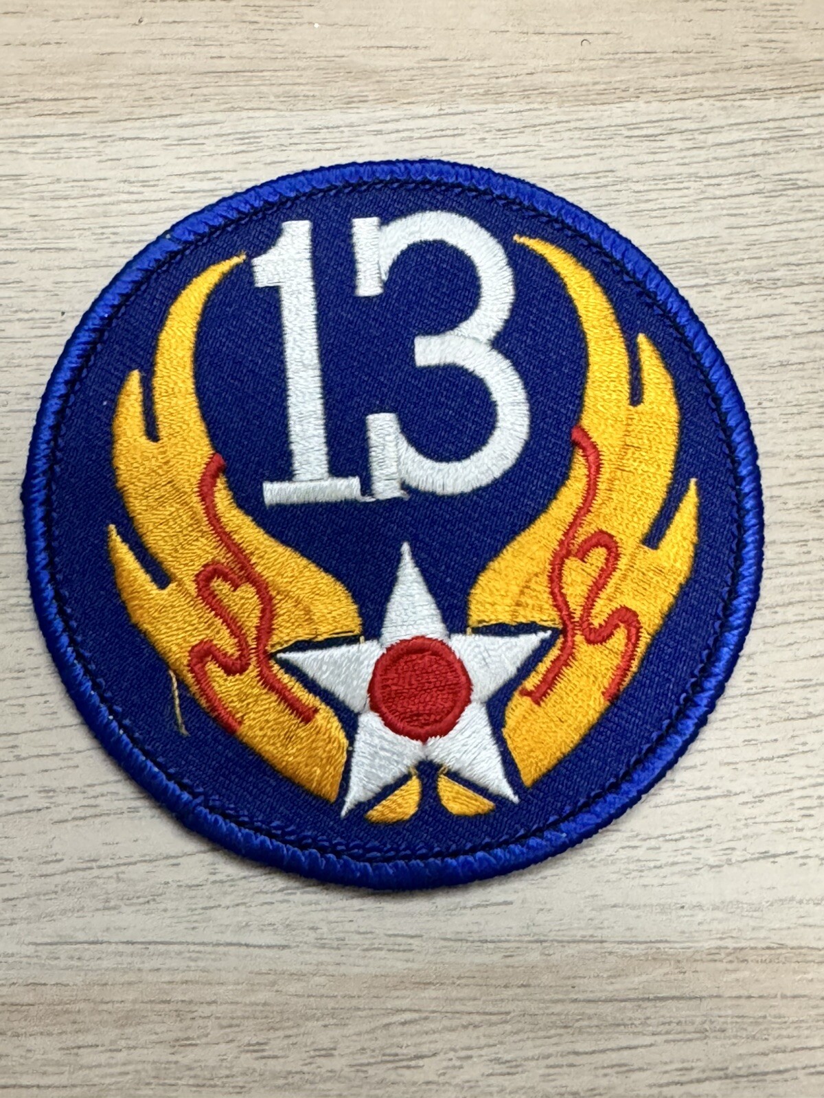 USAF 13th Air Force Sew On / Iron On Patch