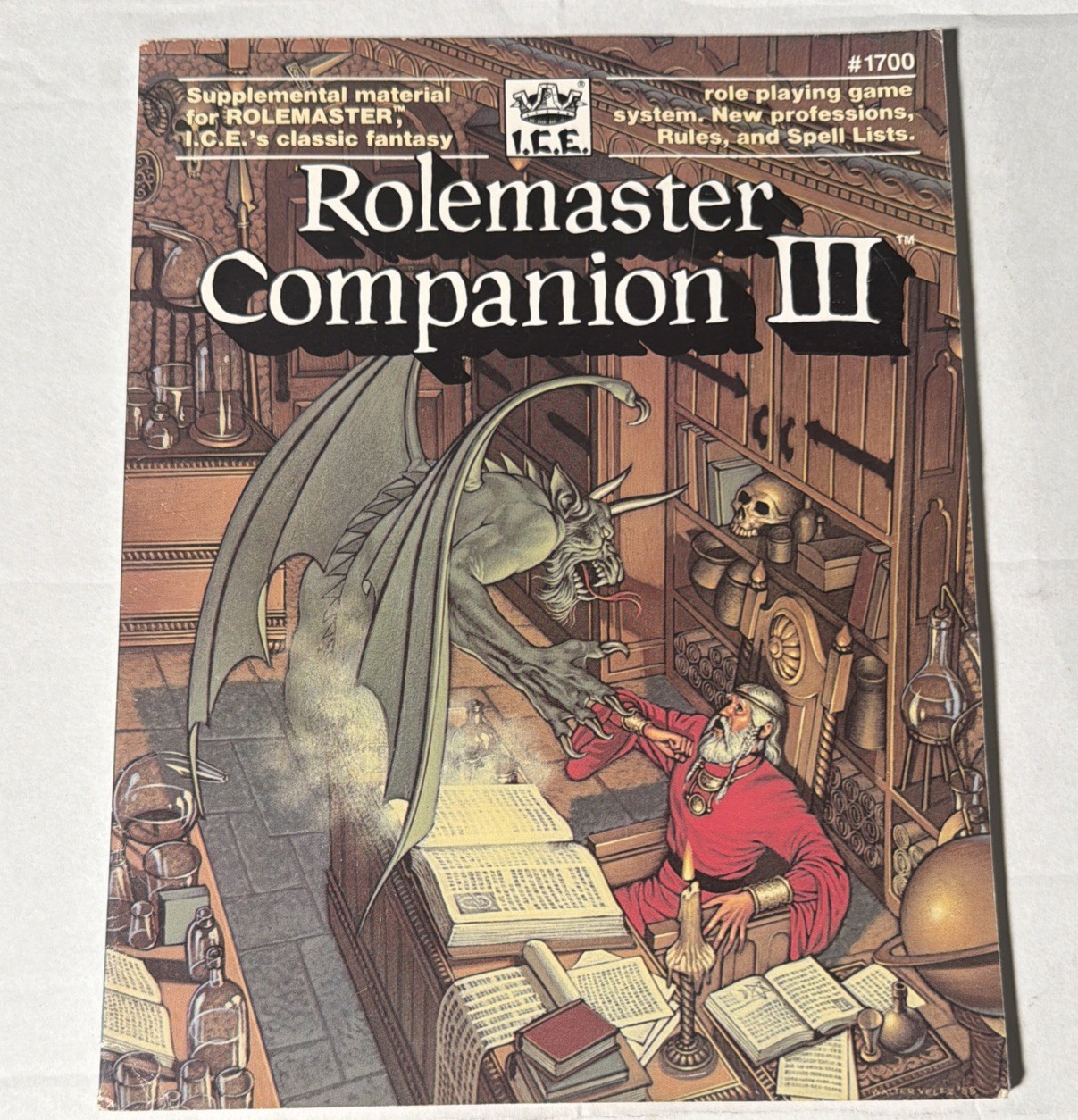 Iron Crown Enterprises Rolemaster Companion III RPG Book #1700 1988