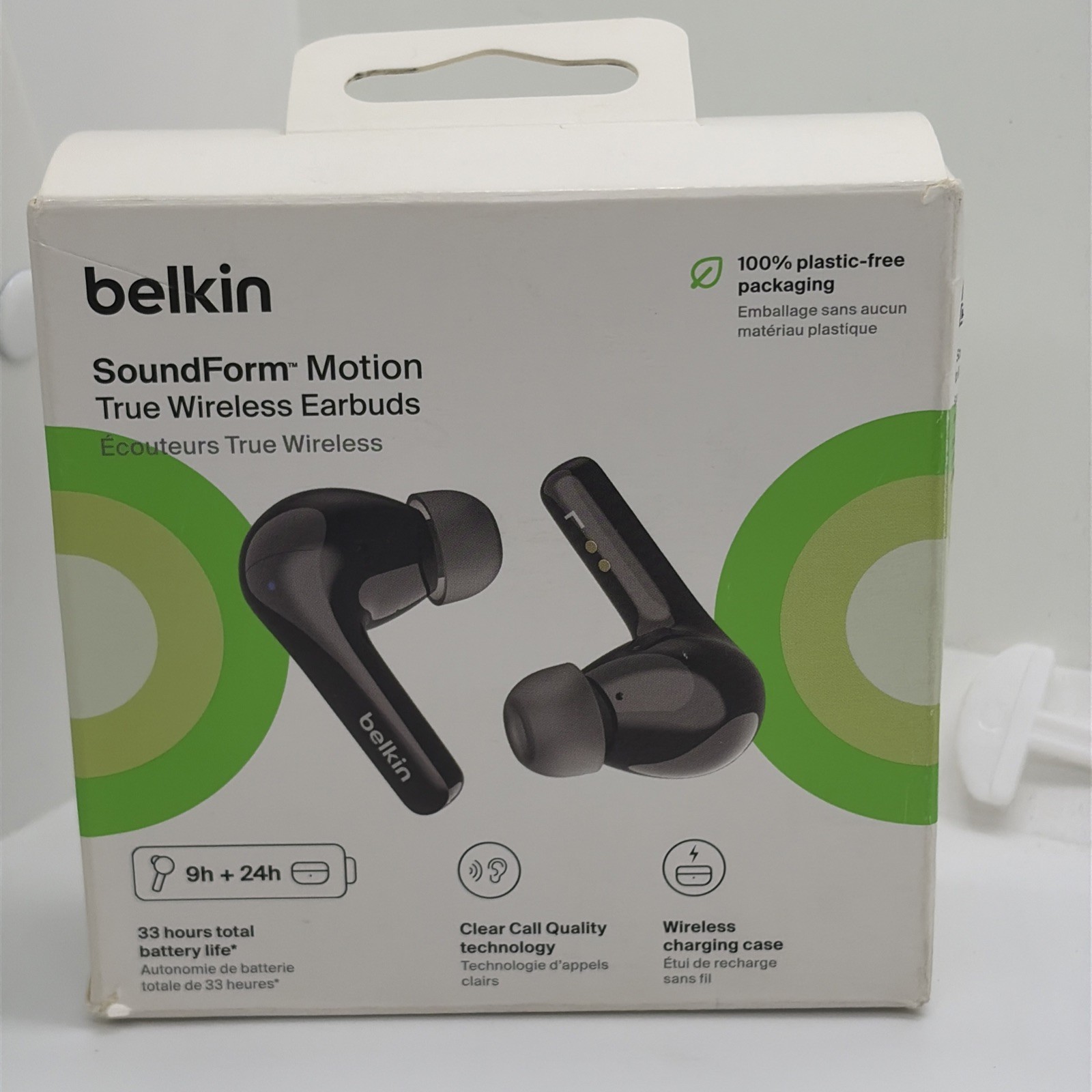 Belkin Soundform Motion True Wireless Earbuds - Black