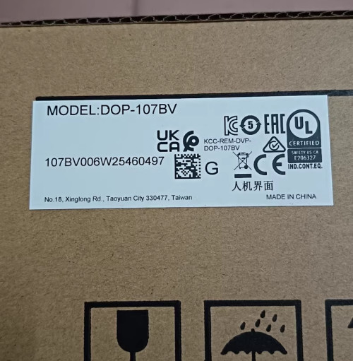 NEW DELTA 7" Inch DOP-107BV DOP-107BV HMI Touch Screen IN BOX FAST SHIP
