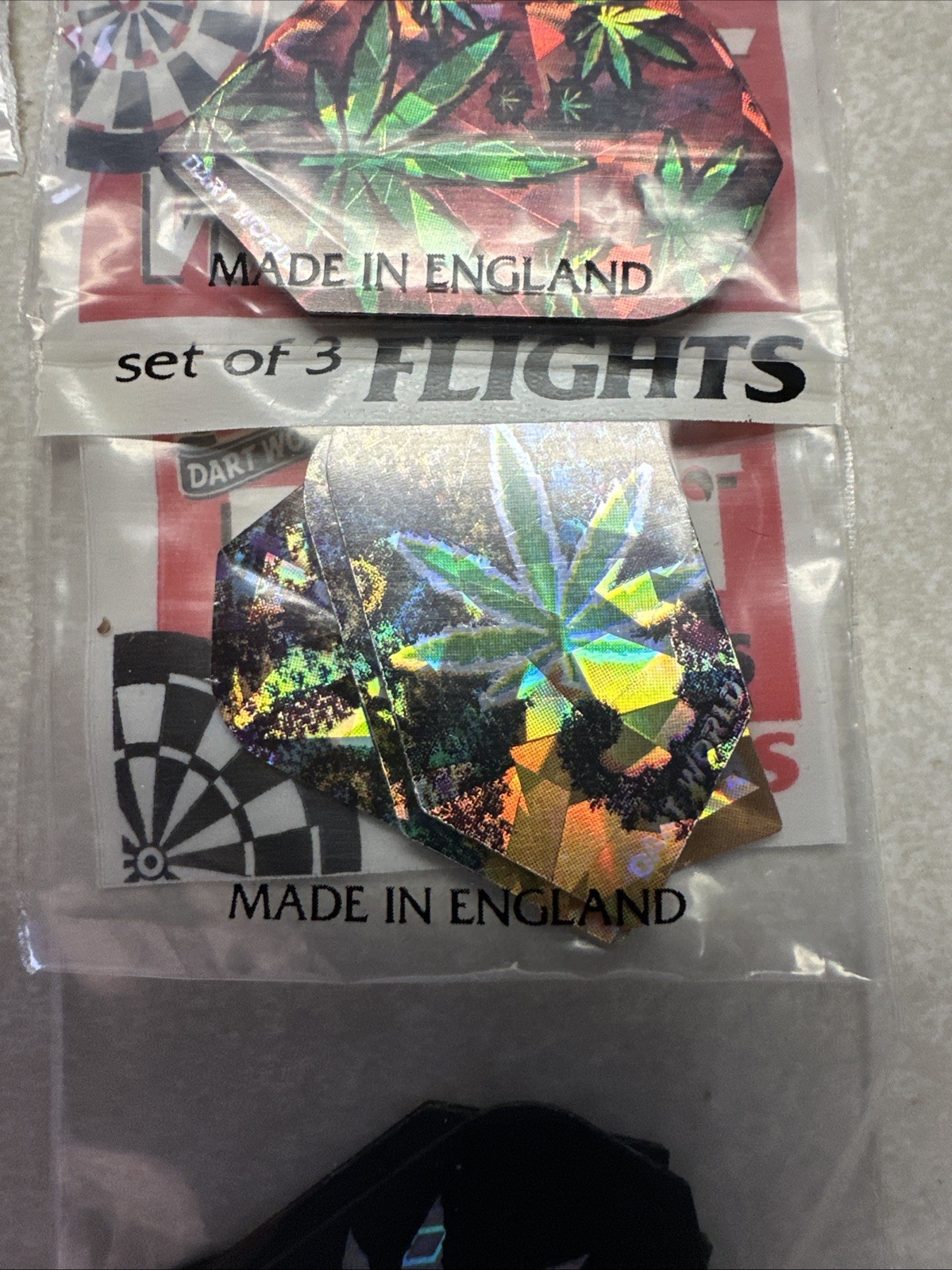 15GM Marijuana Leaf Themed 3 Piece Soft Tip Dart Set Bundle With Soft Case