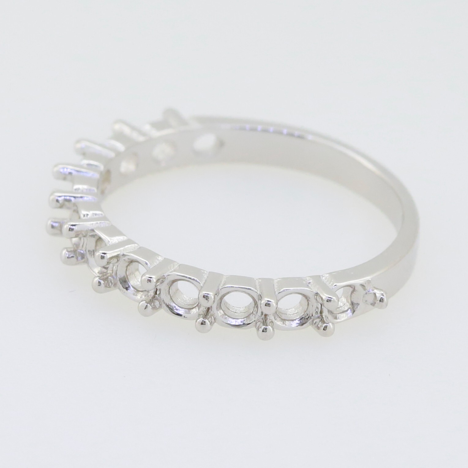 Sterling Silver Semi Mount Ring Setting Round RD 3x3mm 1680R