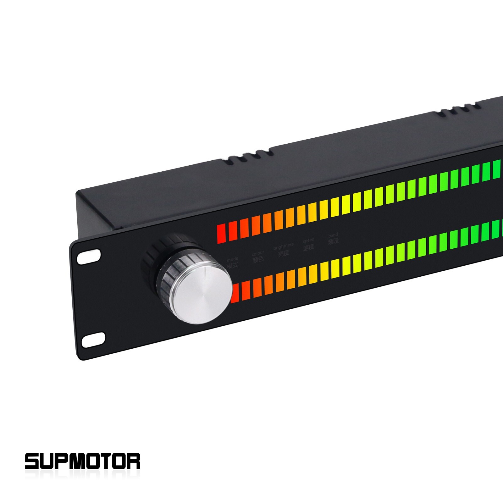 128-LED Music Spectrum Display Rhythm Light VU Meter Support Voice Control