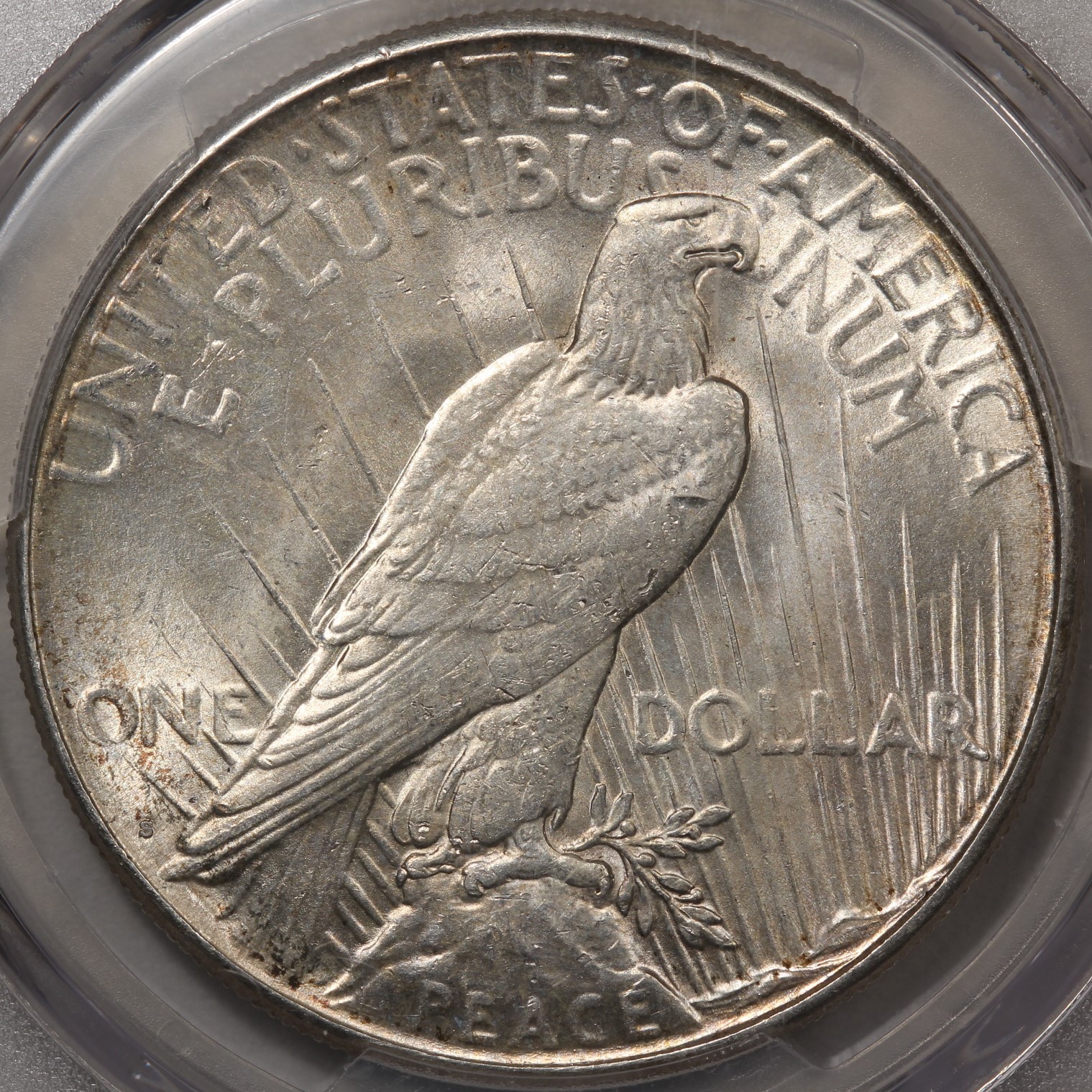 1923-S Peace Dollar PCGS AU-58