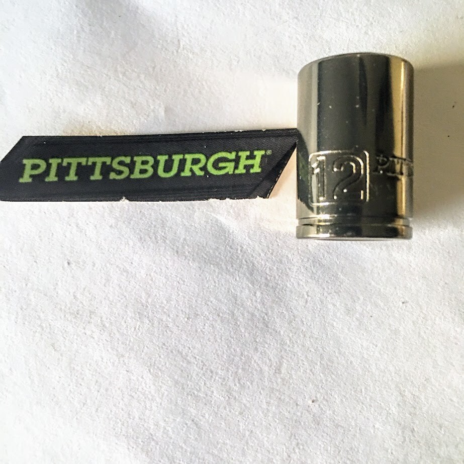 Pittsburgh Pro 12 mm x 1/4" Dr  Color Coded Socket - 6 Pt - Free USA Shipping