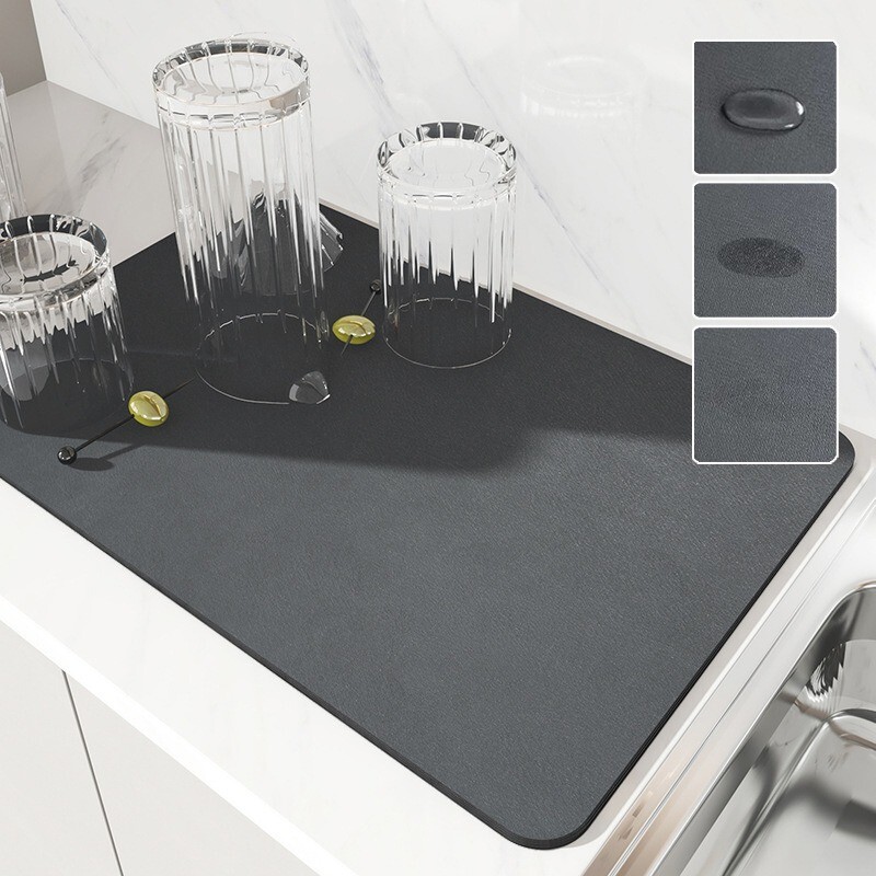 Strong Water Absorbent Coffee Pan Large Kitchen Water Absorbent Quick Drying Pad