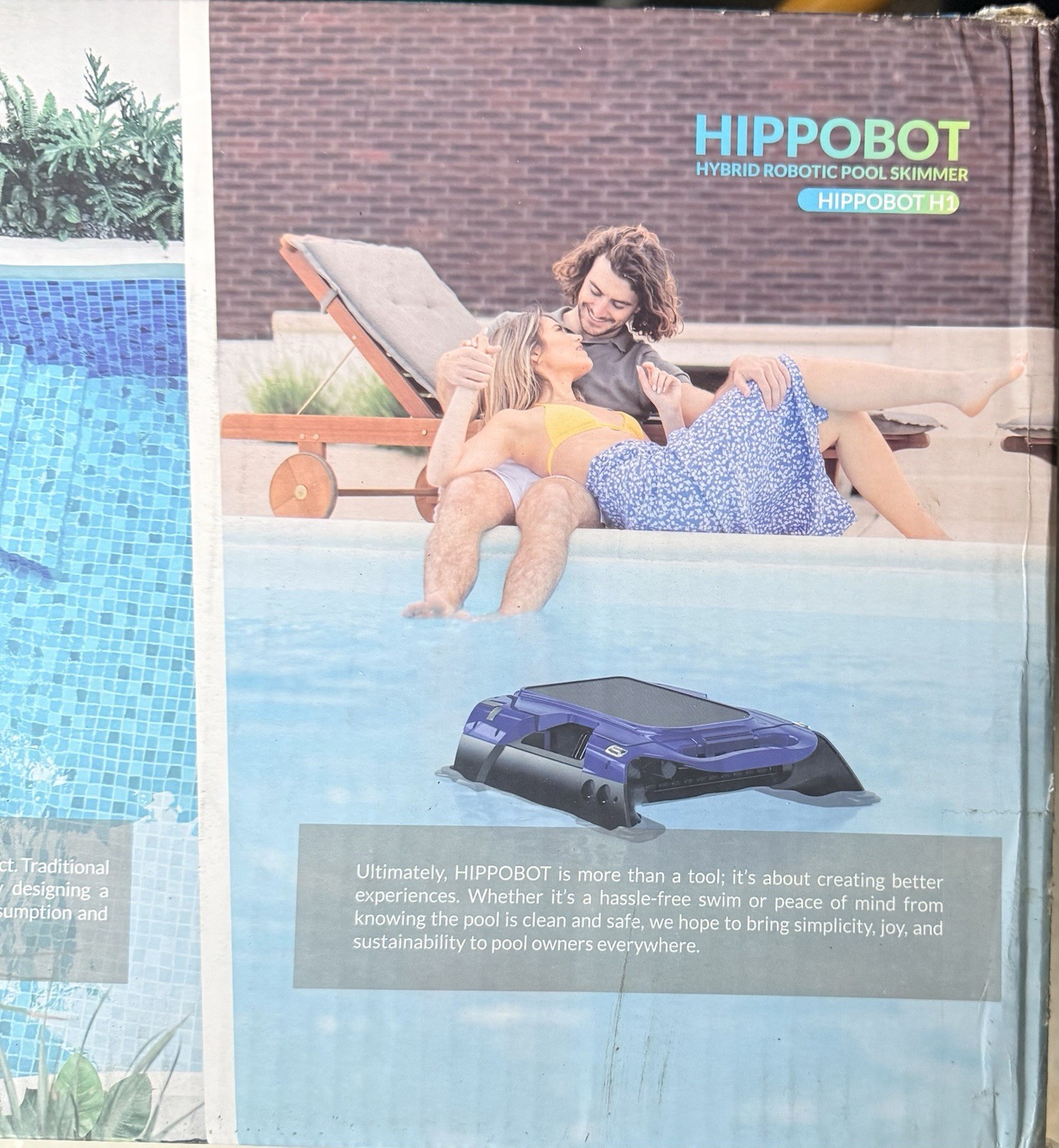 HippoBot Automated Pool Cleaner NEW Never Opened Box!