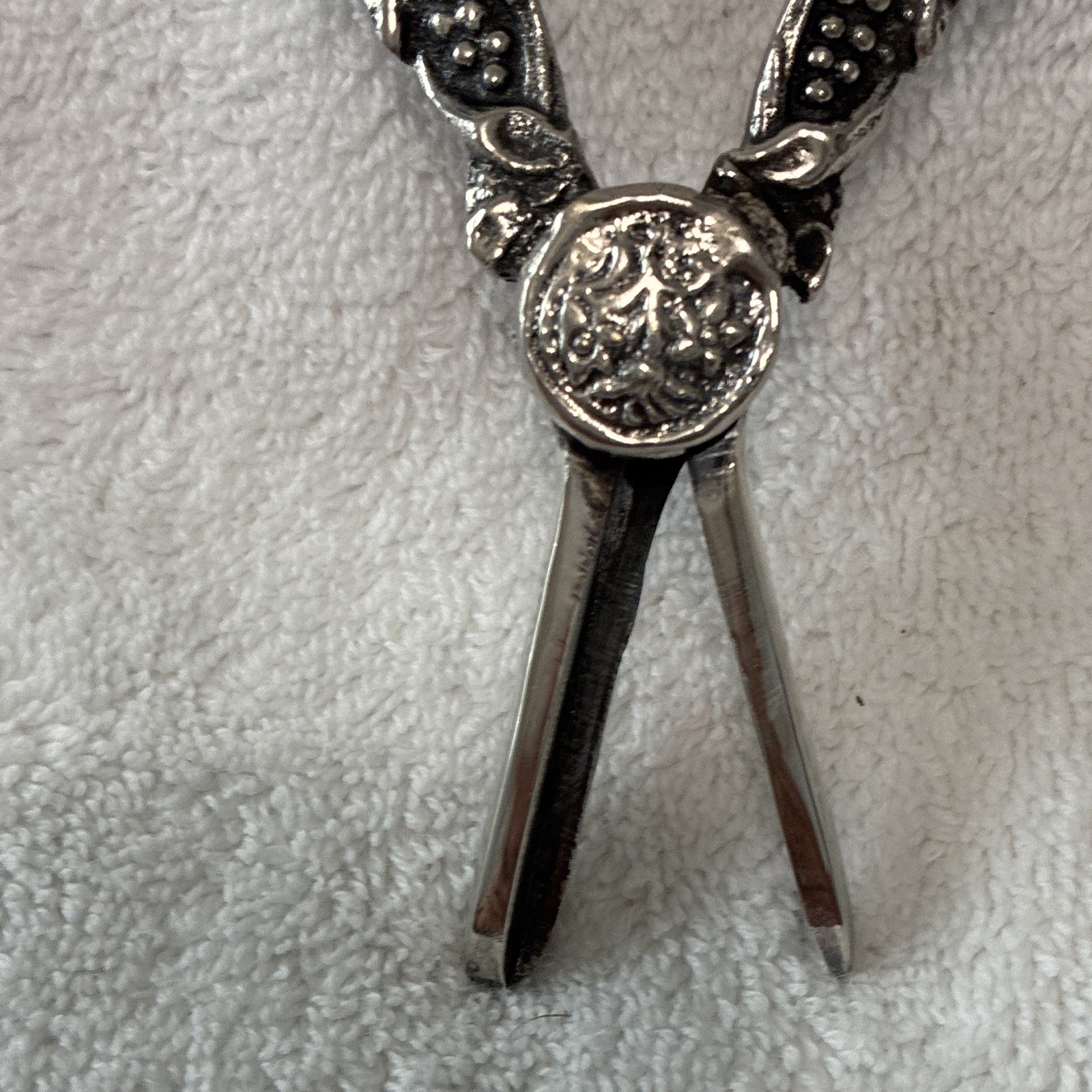 Vintage Silver plated Grape Vine Shears