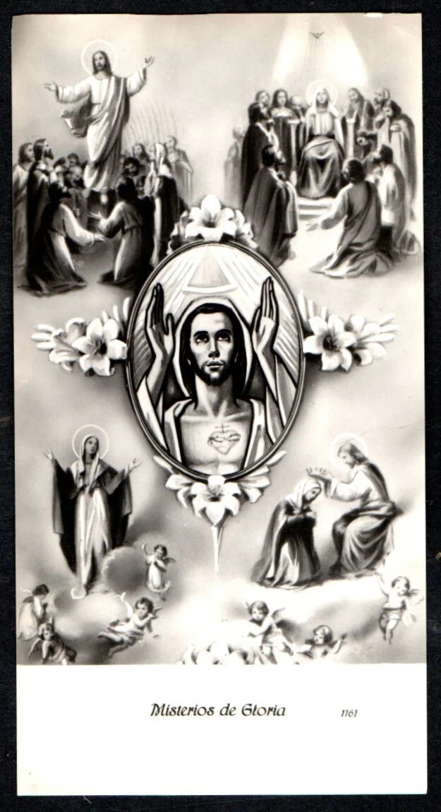 Holy card antique de Jesus santino image pieuses estampa