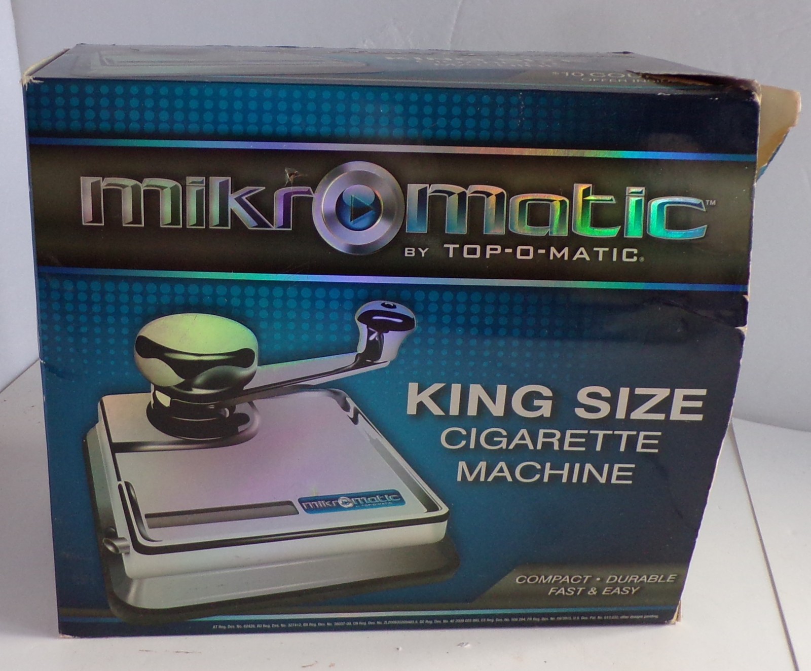 Mikromatic King Size Cigarette Tube Injector Machine by Top-O-Matic