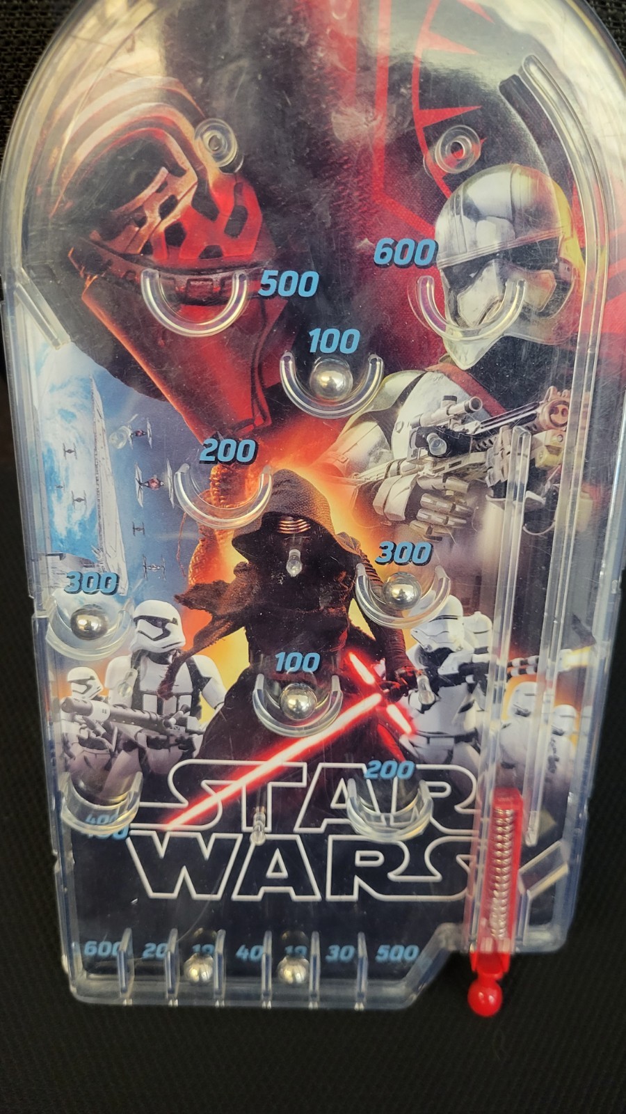Star Wars First Order Handheld Pinball Game Machine Works