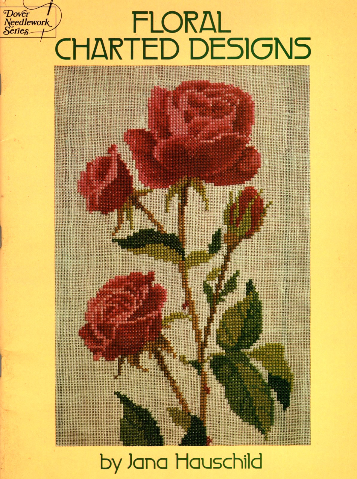 CHARTED FLORAL DESIGNS by Jana Hauschild, Dover Needlework