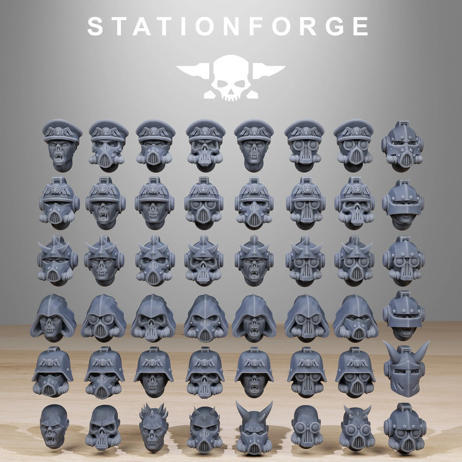 Corrupted Guard Builder Kit Wargame Proxy Miniatures StationForge