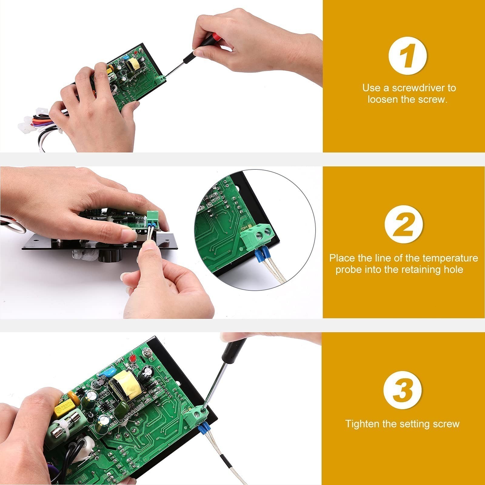 Digital Thermostat Controller Board Replacement for Traeger Wood Pellet Grill