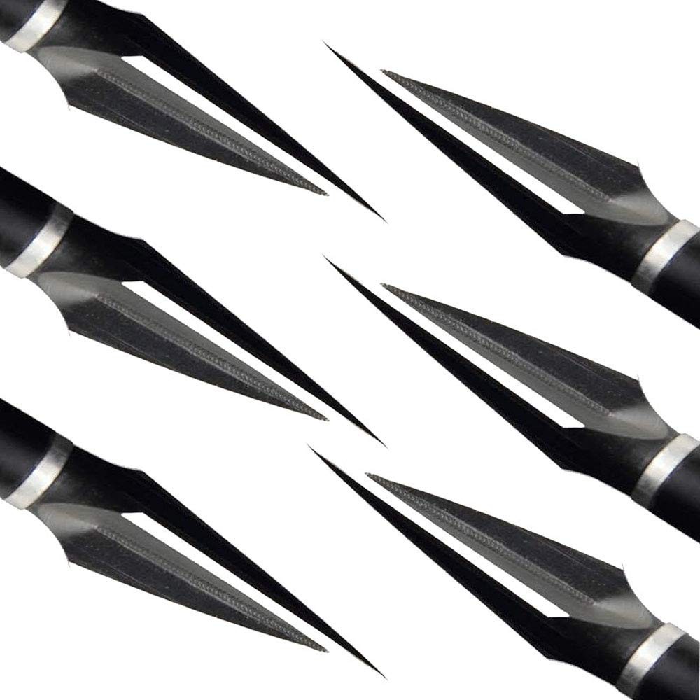 Archery Broadheads 150 Grain Traditional Hunting Arrow Head for Compound Bow,