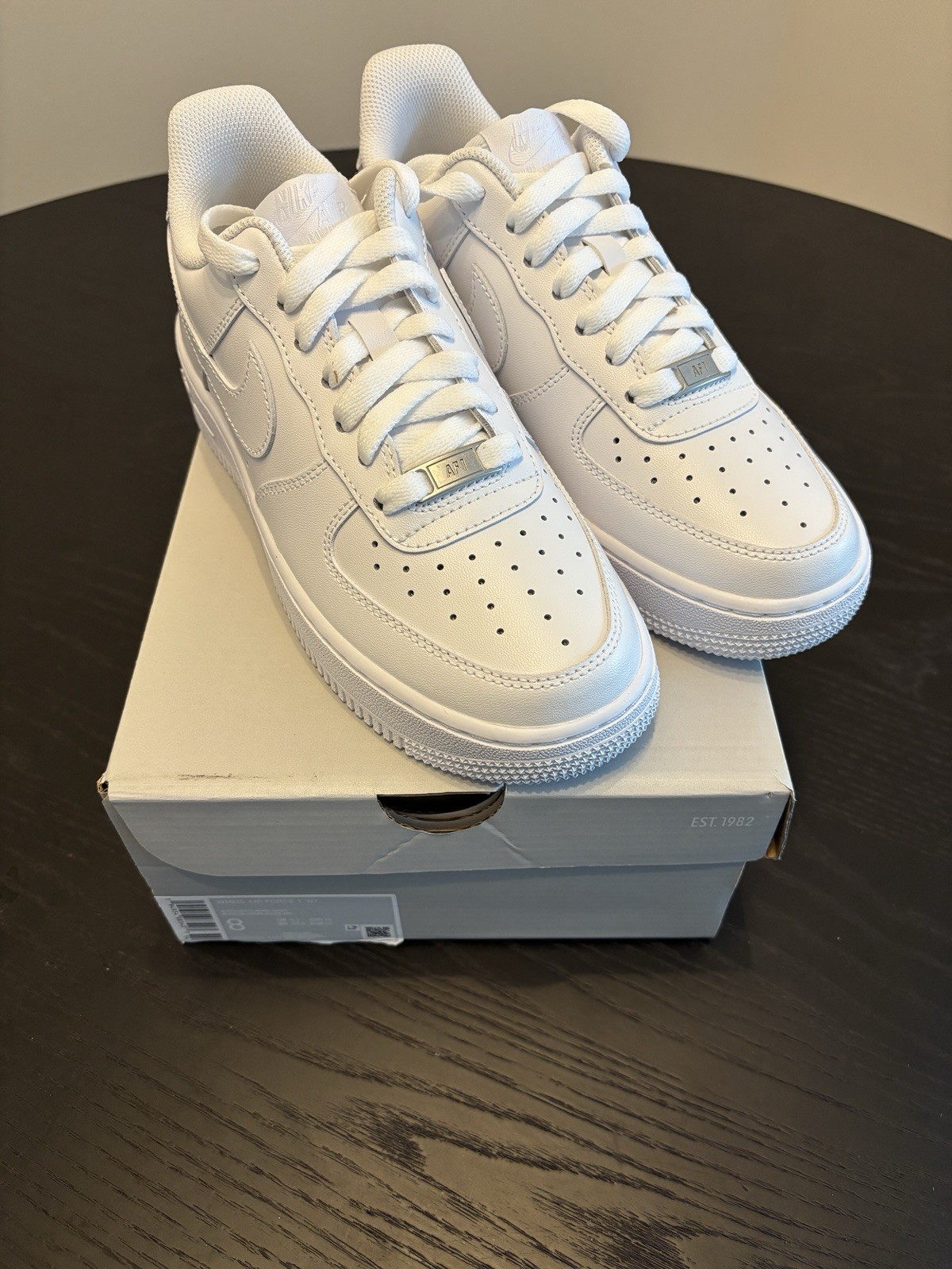 Size 8 - Nike Air Force 1 '07 White W