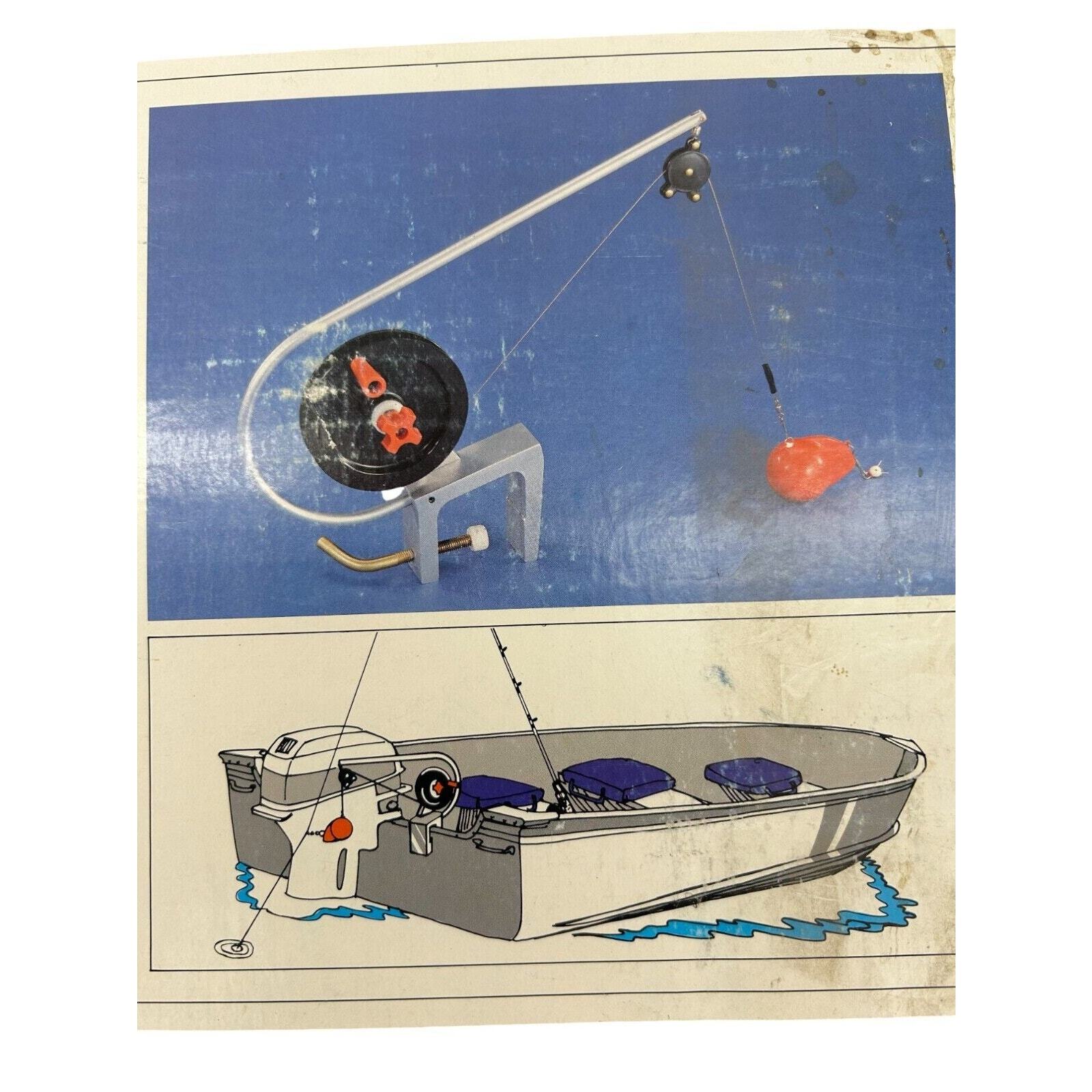 Big Jon Manual Mini Downrigger MB 300 with Steel Line and Coated Cannonball NEW