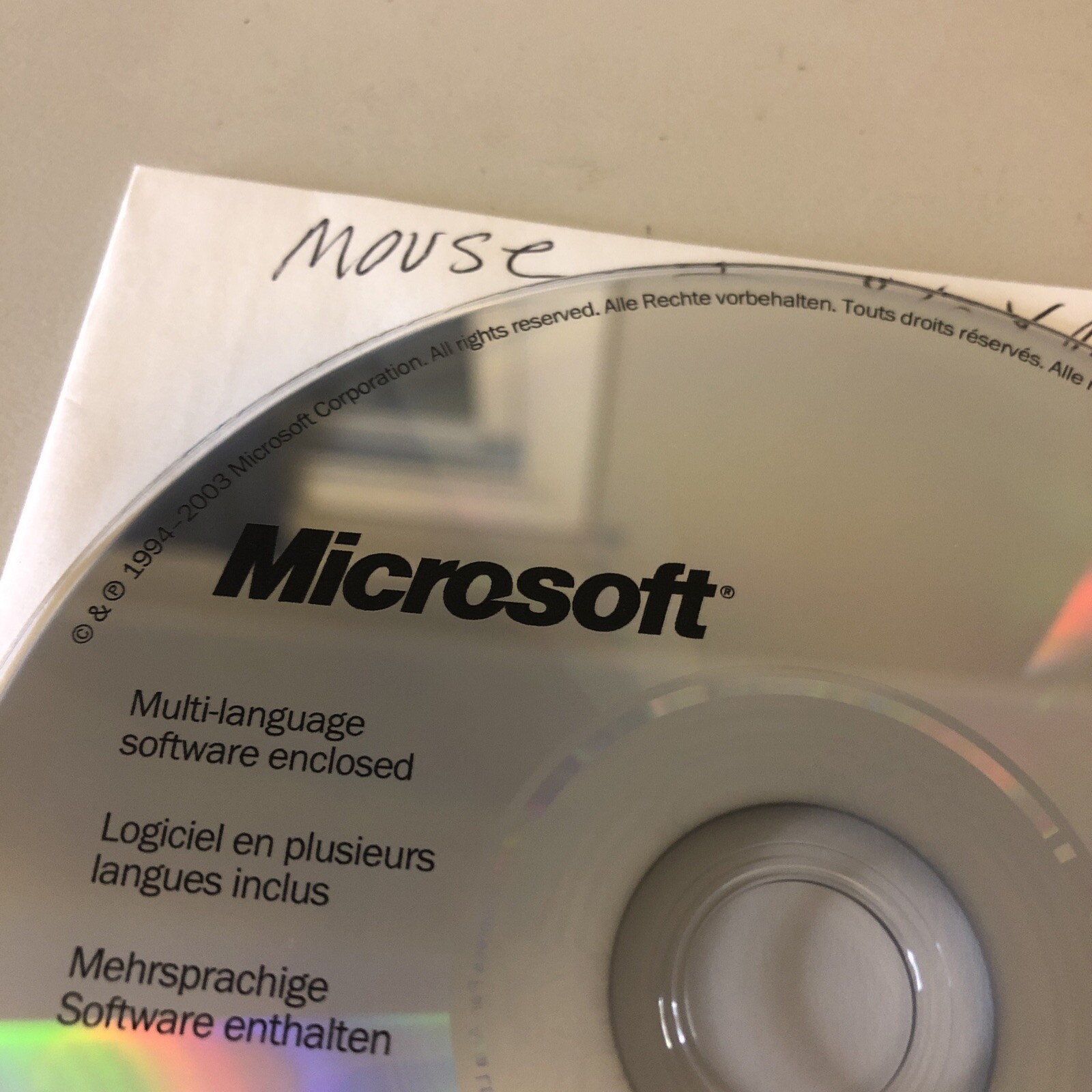 Microsoft IntelliType Keyboard Pro 5.0 & IntelliPoint Mouse Software Drivers CD