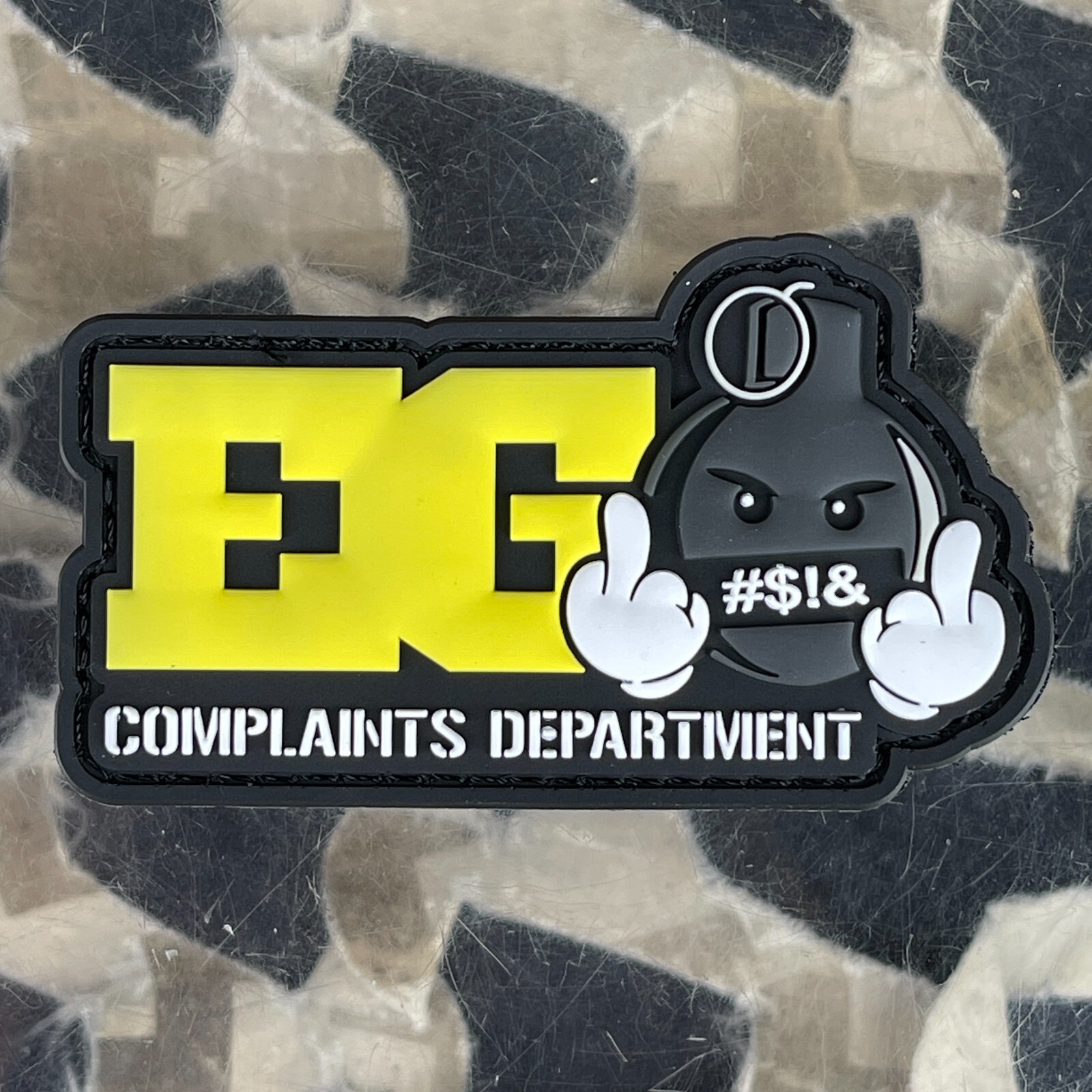 NEW Enola Gaye Complaints Rubber Patch