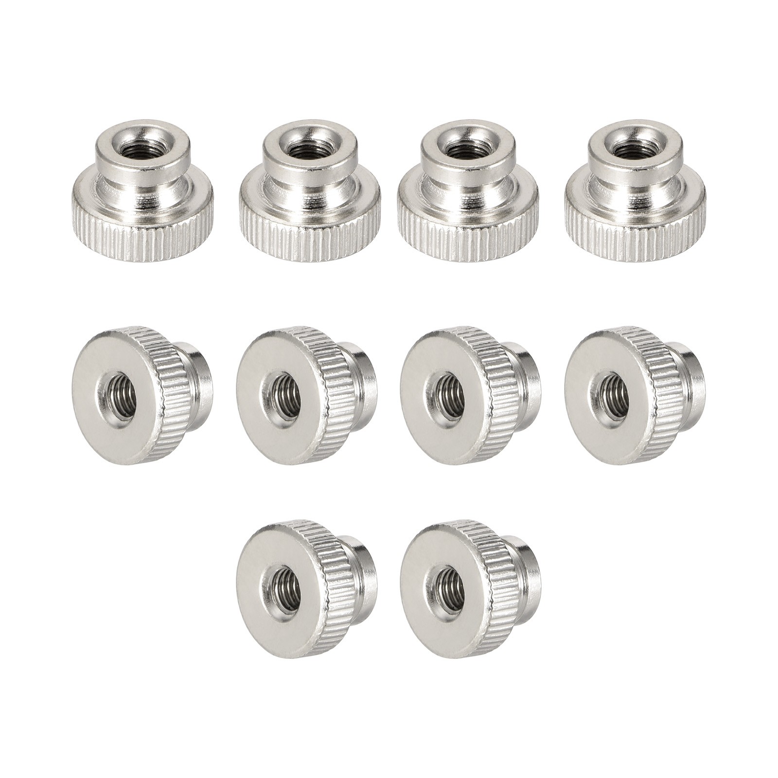 Knurled Thumb Nuts, 10Pcs M8 Iron Round Knobs for 3D Printer Parts