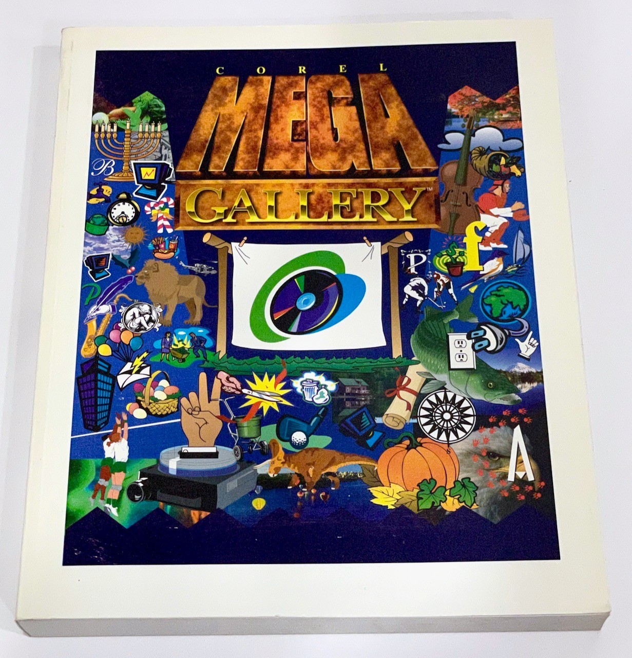 Corel MEGA Gallery for Macintosh - 5 CDs plus Book - from 1997! Nice!