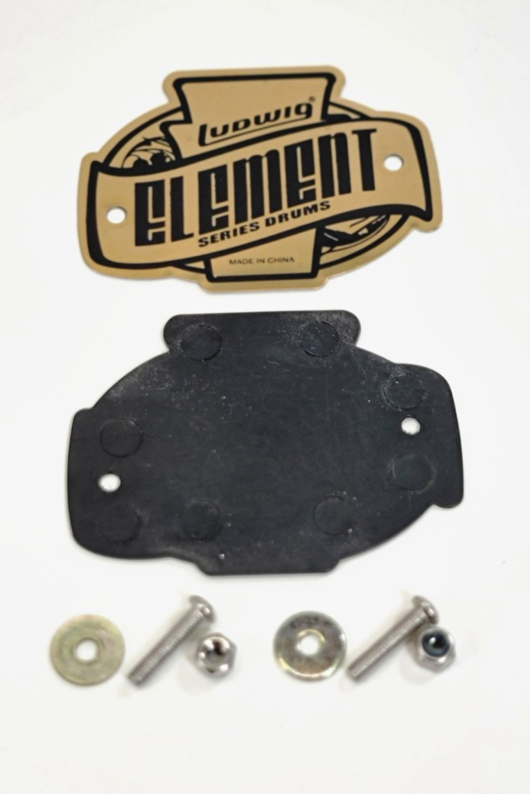 Ludwig Element Series Drum Badge with Mounting Screws