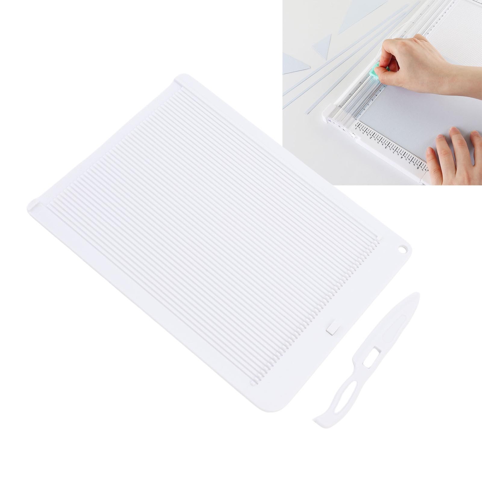 Mini Scoring Board And Bone Folder Set Scrapbooking Embossing Craft Tool