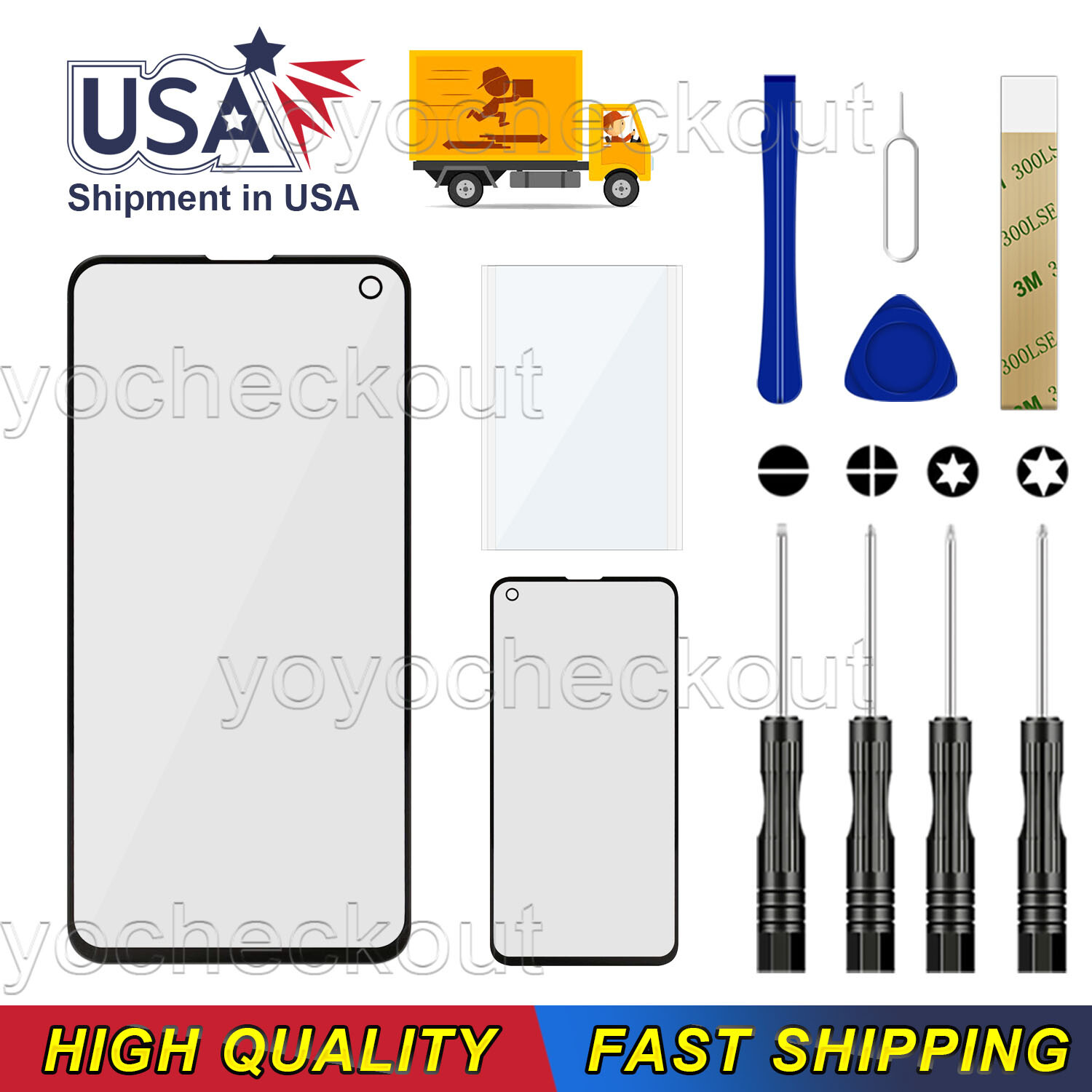 for Samsung Galaxy S10e SM-G970U Replacement glass Lens Screen