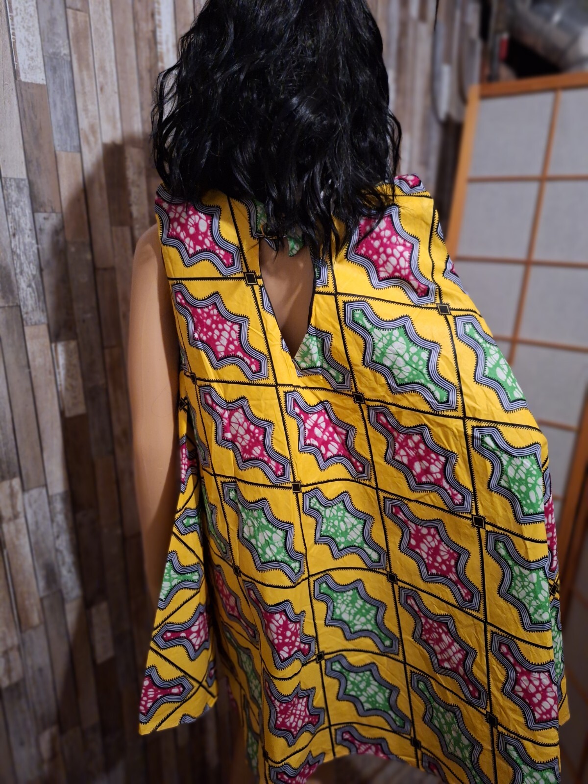 African Wax Print Top Size 12 To 14