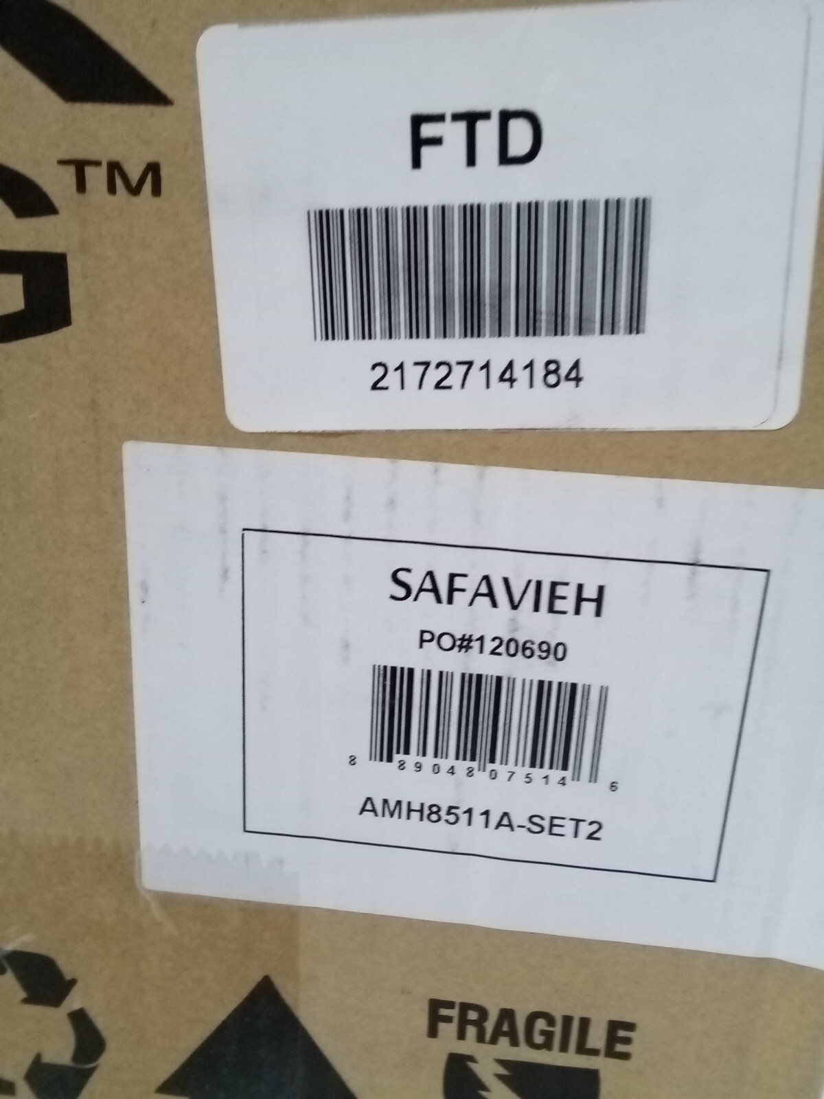 Safavieh Burris Side Chair, Reduced Price 2172714184 AMH8511A-SET2