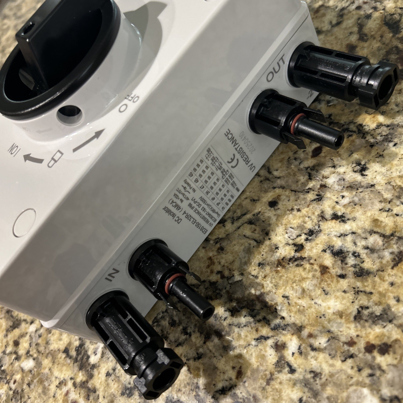 AIMS Power Solar PV DC Quick Disconnect Switch 1000V 64Amp