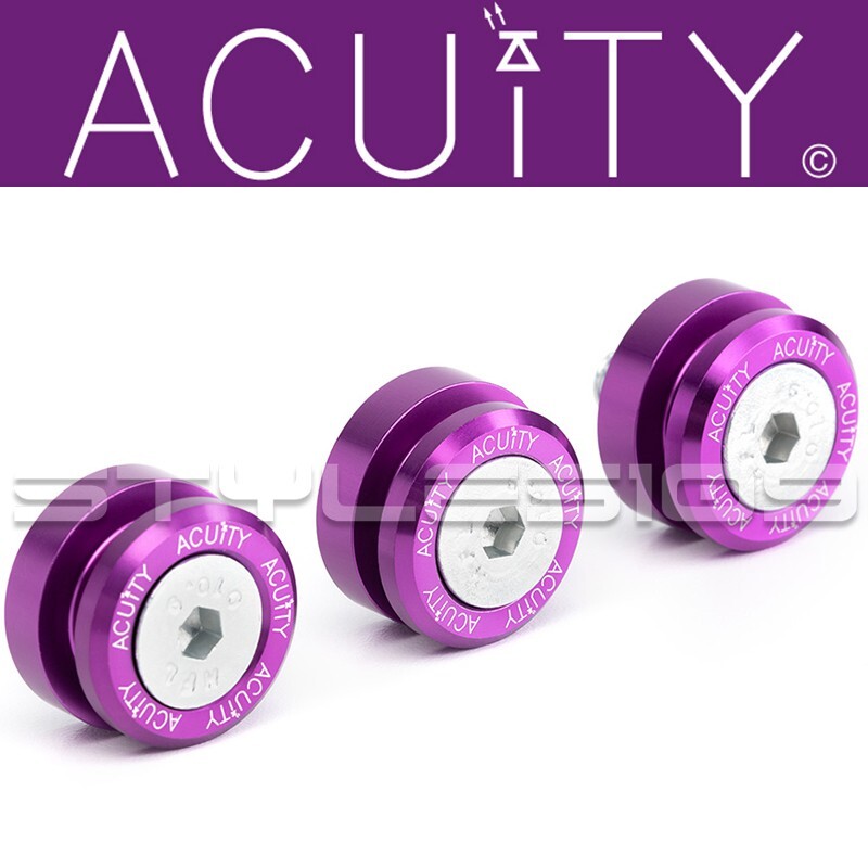 ACUITY 1893 Solid Aluminum Shifter Base Bushings 06-11 Honda Civic 8th Gen MT