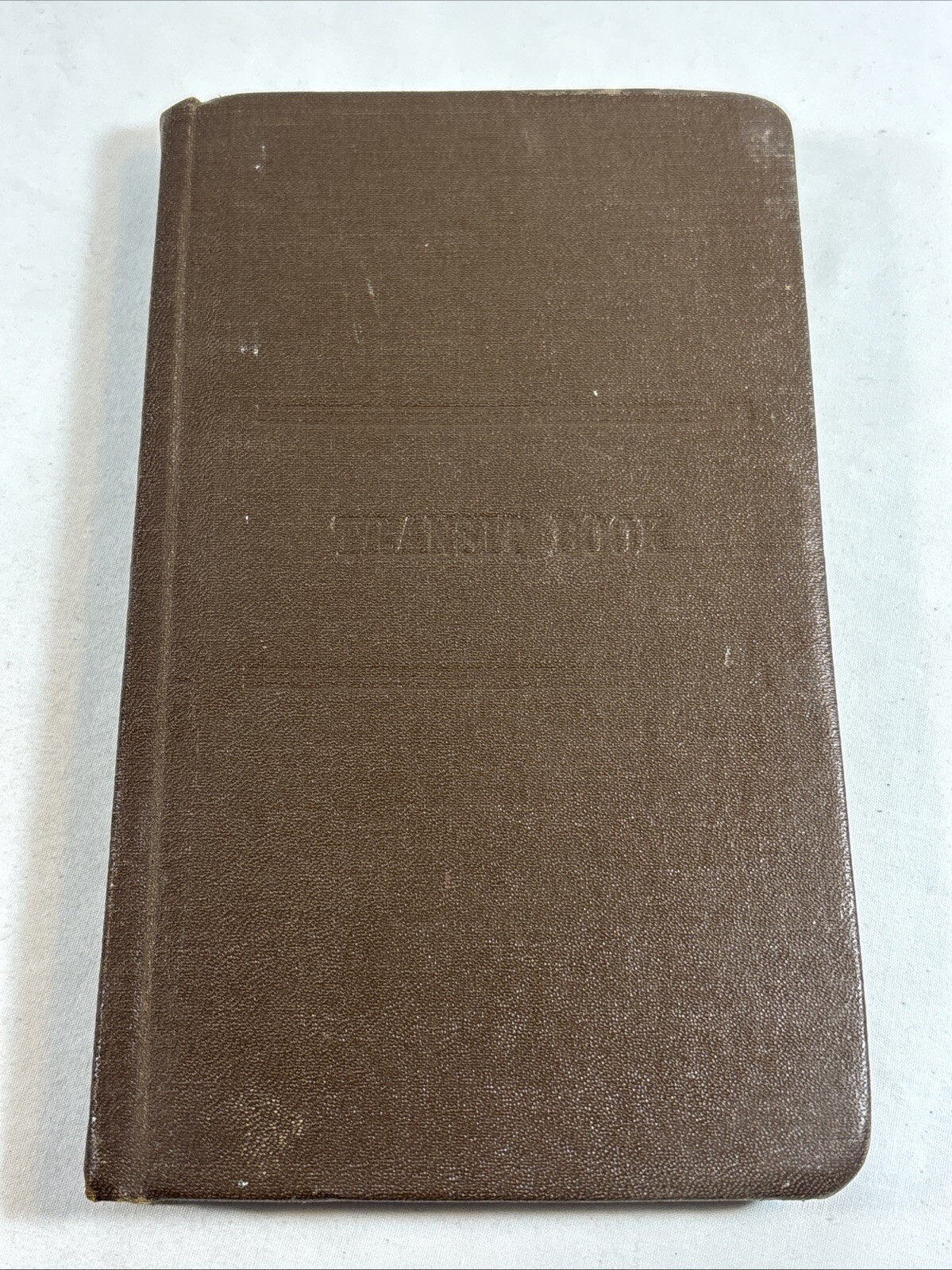 Vintage Transit Notebook