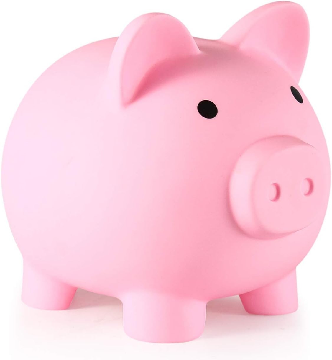 Piggy Bank, Unbreakable Plastic Money Coin Bank for Girls and Pink