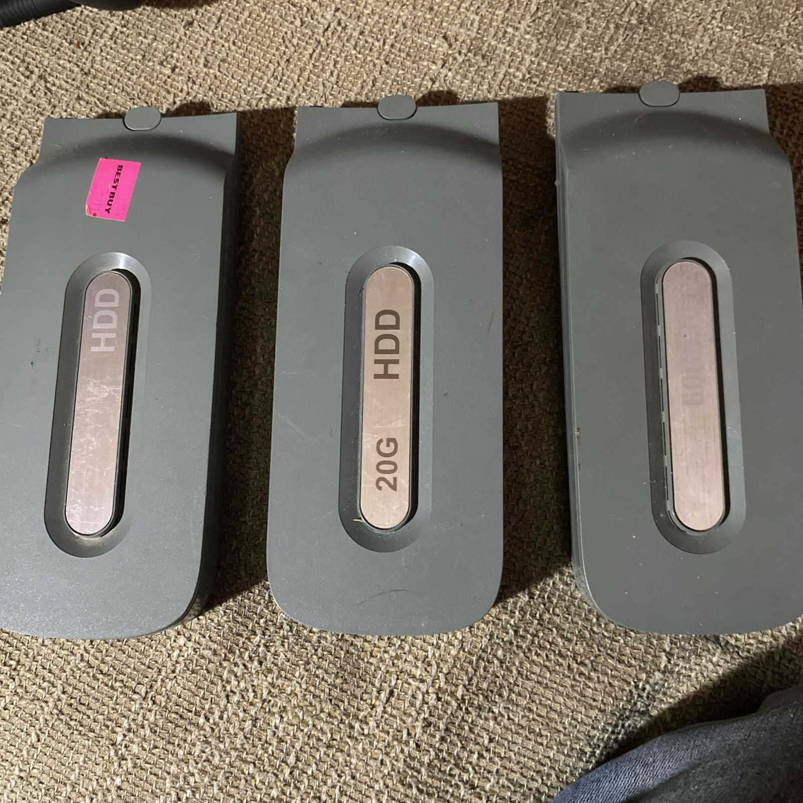 Lot 3 Official Microsoft Xbox 360 Hard Drives HDD tested