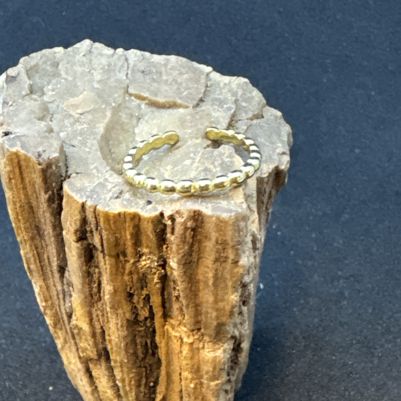 Yellow Tone Finish .925 Sterling Silver Toe Ring