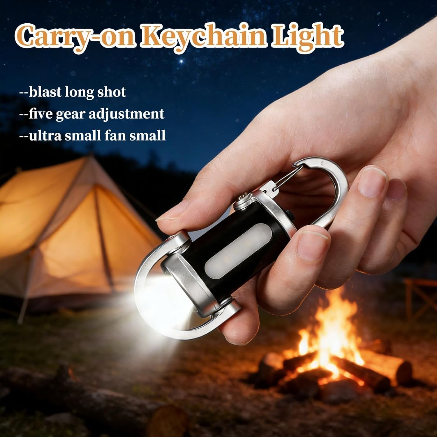 Portable LED Flashlight Rechargeable Pocket Mini Keychain Camping Flashlights US