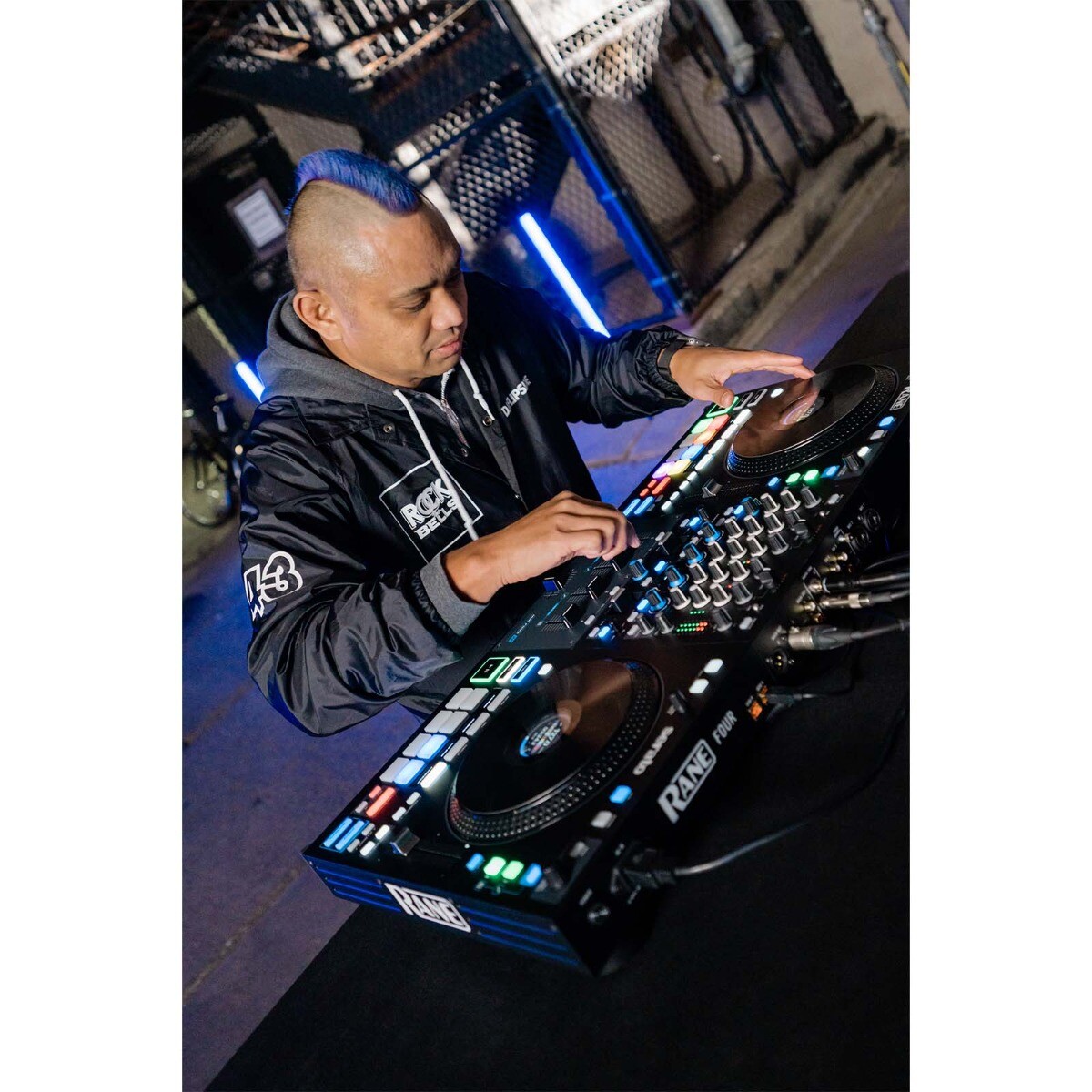 Rane FOUR Advanced 4 Channel Mixer Stems Serato DJ Pro Controller Rane 4