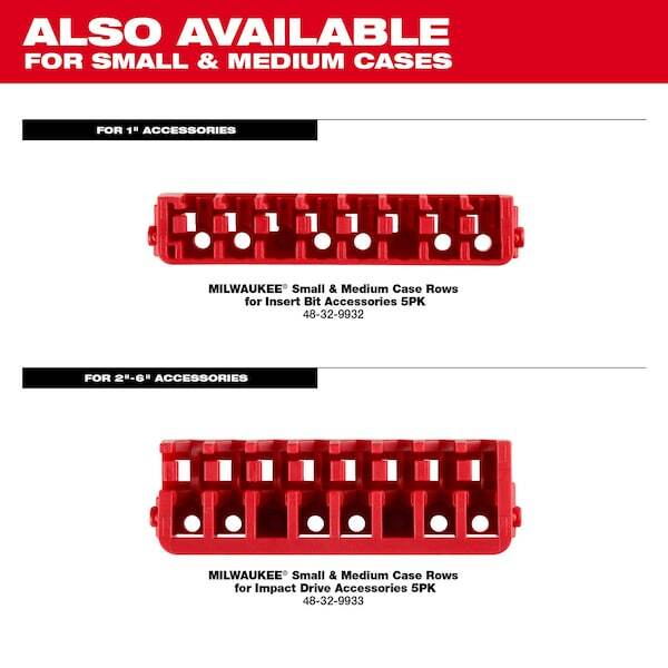 Milwaukee Tool 48-32-9930 Customizable Small Compact Case For Impact Driver
