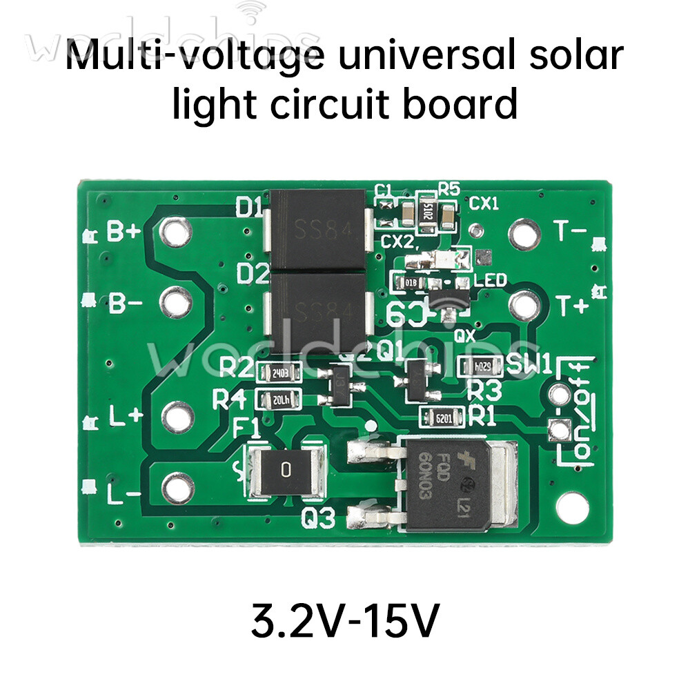 10X 3.2V-15V Solar Light Circuit Control Board Solar Light Controller PCBA Board