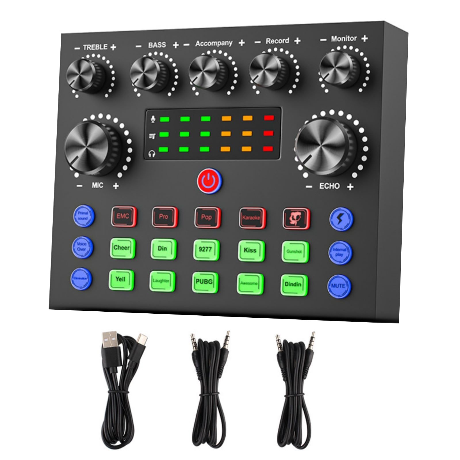 V8S External Sound Card For Commentators and Family Karaoke Enthusiasts