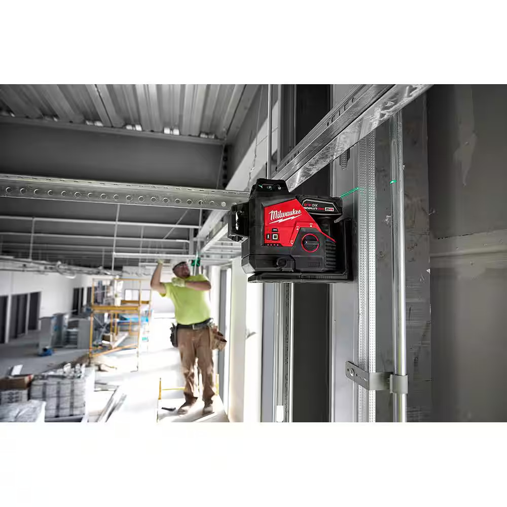 High Visibility Centering Alignment Target for Laser Level