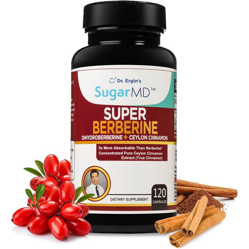 Super Berberine Capsules Ceylon Cinnamon Skin Antioxidant Support 120 CT