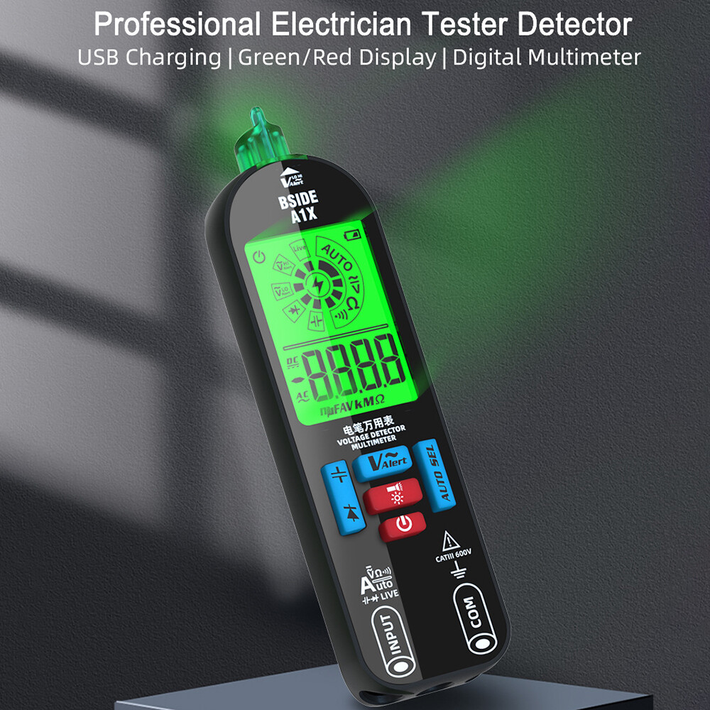 Intelligent Digital Multimeter Auto Ranging Rechargeable Non-Contact Volt Tester