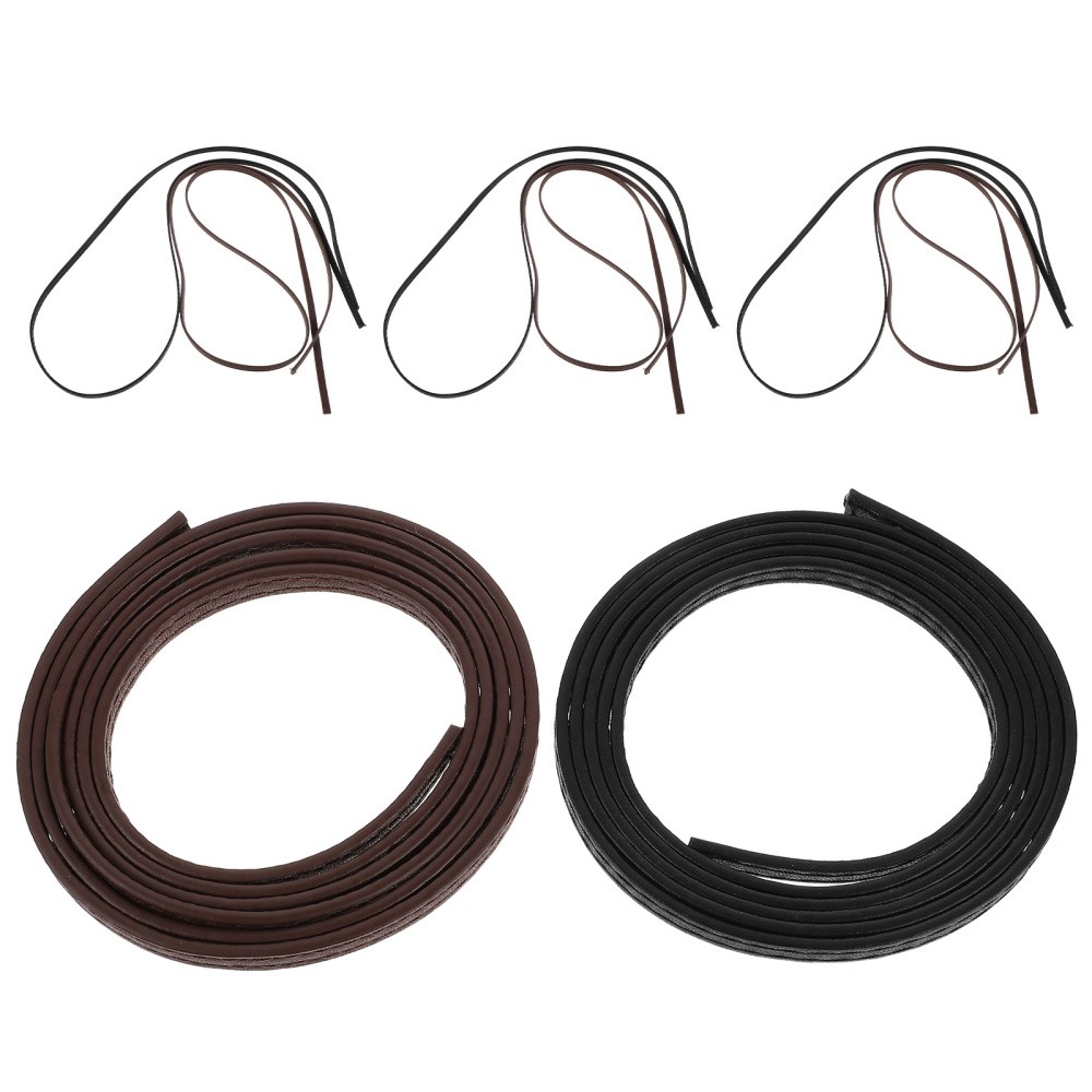 8 Pcs Handmade Rope DIY Bracelet Pu Beading Making Thread