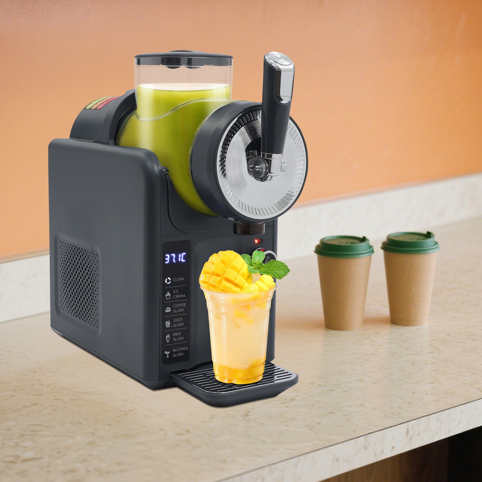 1.8L Slushie Machine Margarita Smoothie Frozen Drink Slushy & Ice Cream Maker