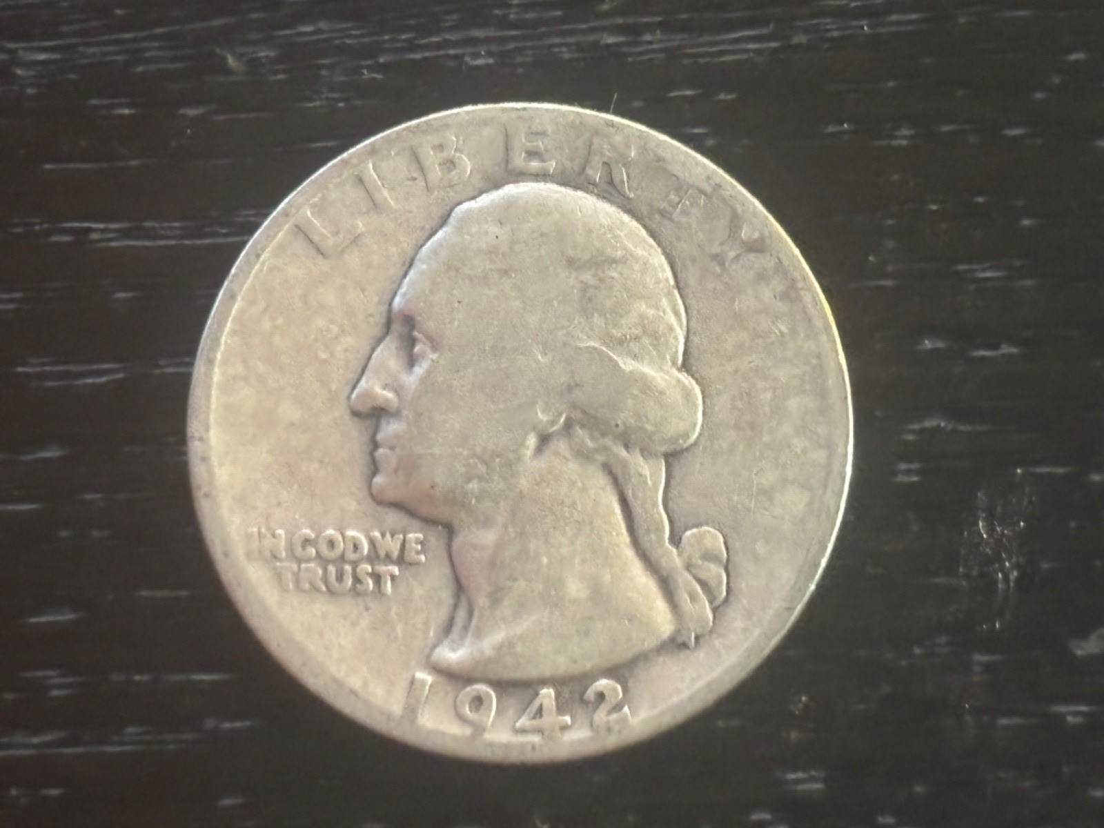 1942 S US Quarter Silver