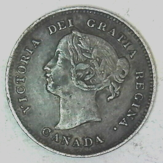 1899  Canada  5 Cent Great looking   coin FREE ship inside the USA #2
