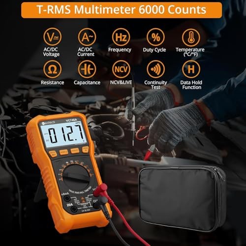 6000Counts TRMS Digital Multimeter for 6000Counts(AC 750V/DC 1000V) Orange