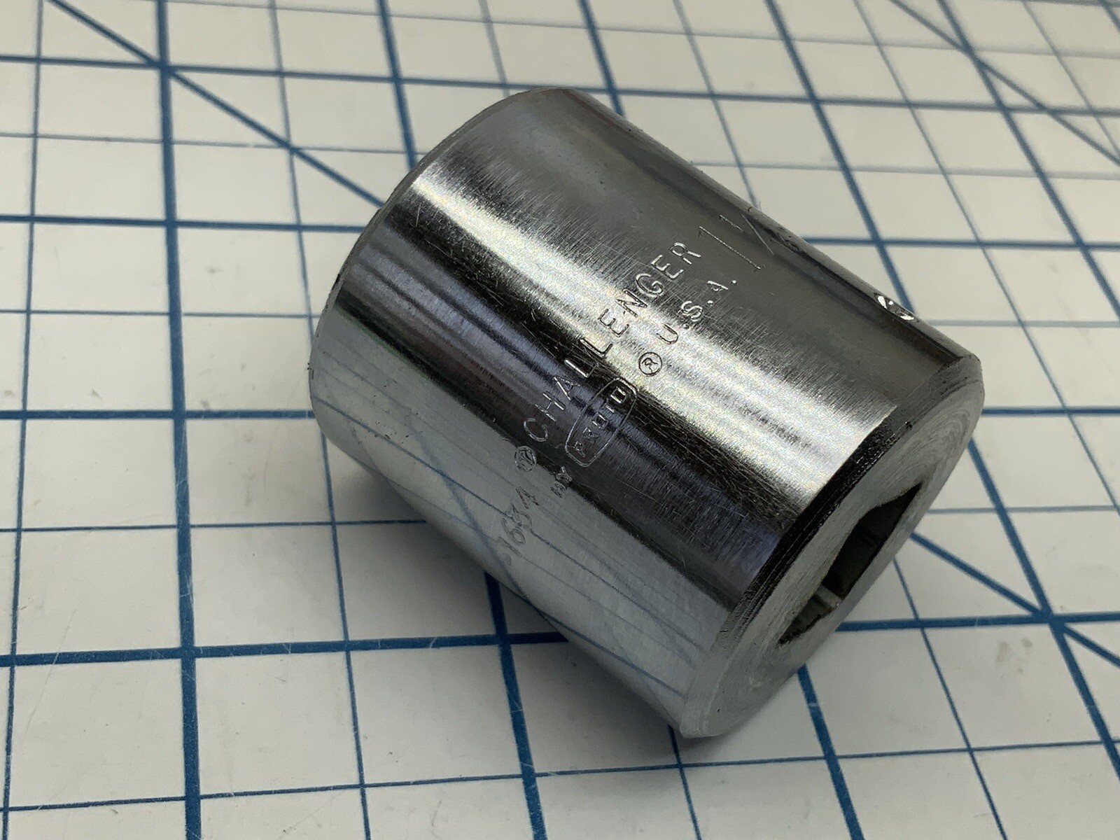 CHALLENGER by PROTO 1/2 Drive 12pt Socket, Model 1634, Size 1-1/16”  USA